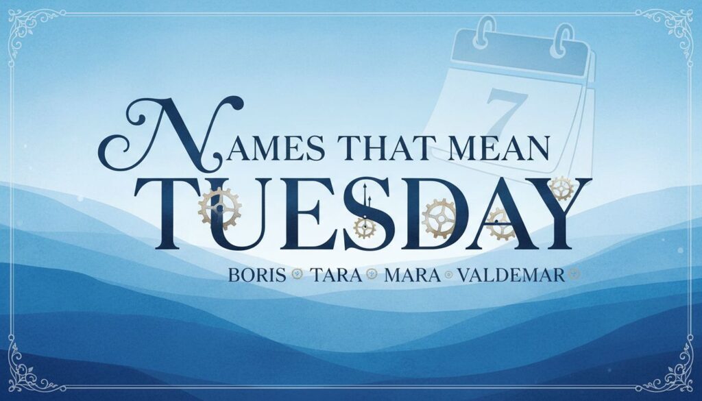 Names That Mean Tuesday