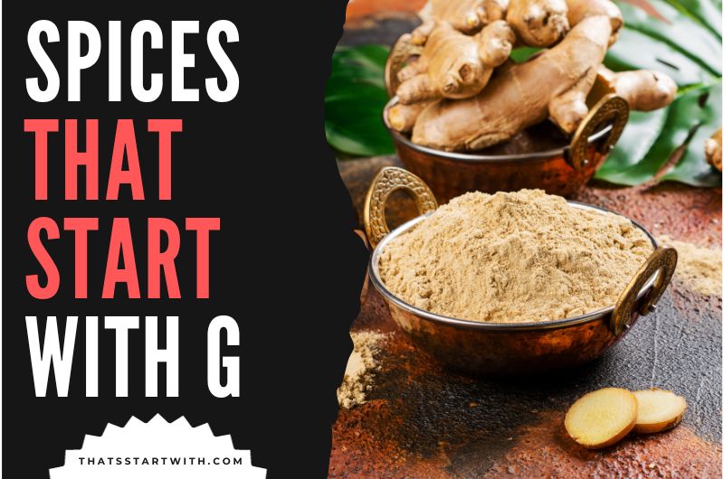 Spices That Start With G