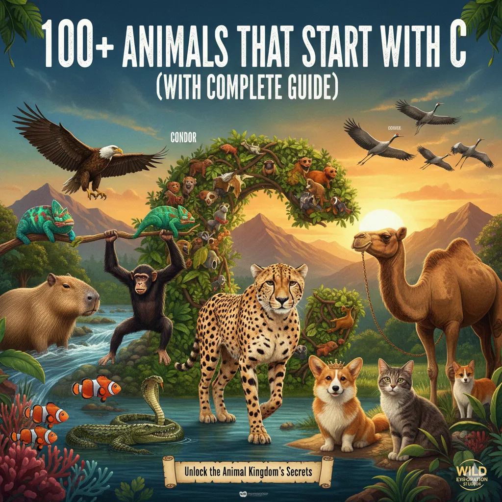 100+ Animals That Start With C (With Complete Guide)