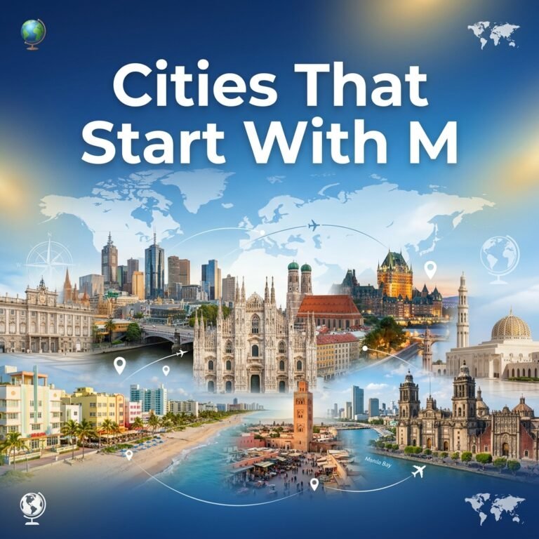 Cities That Start With M
