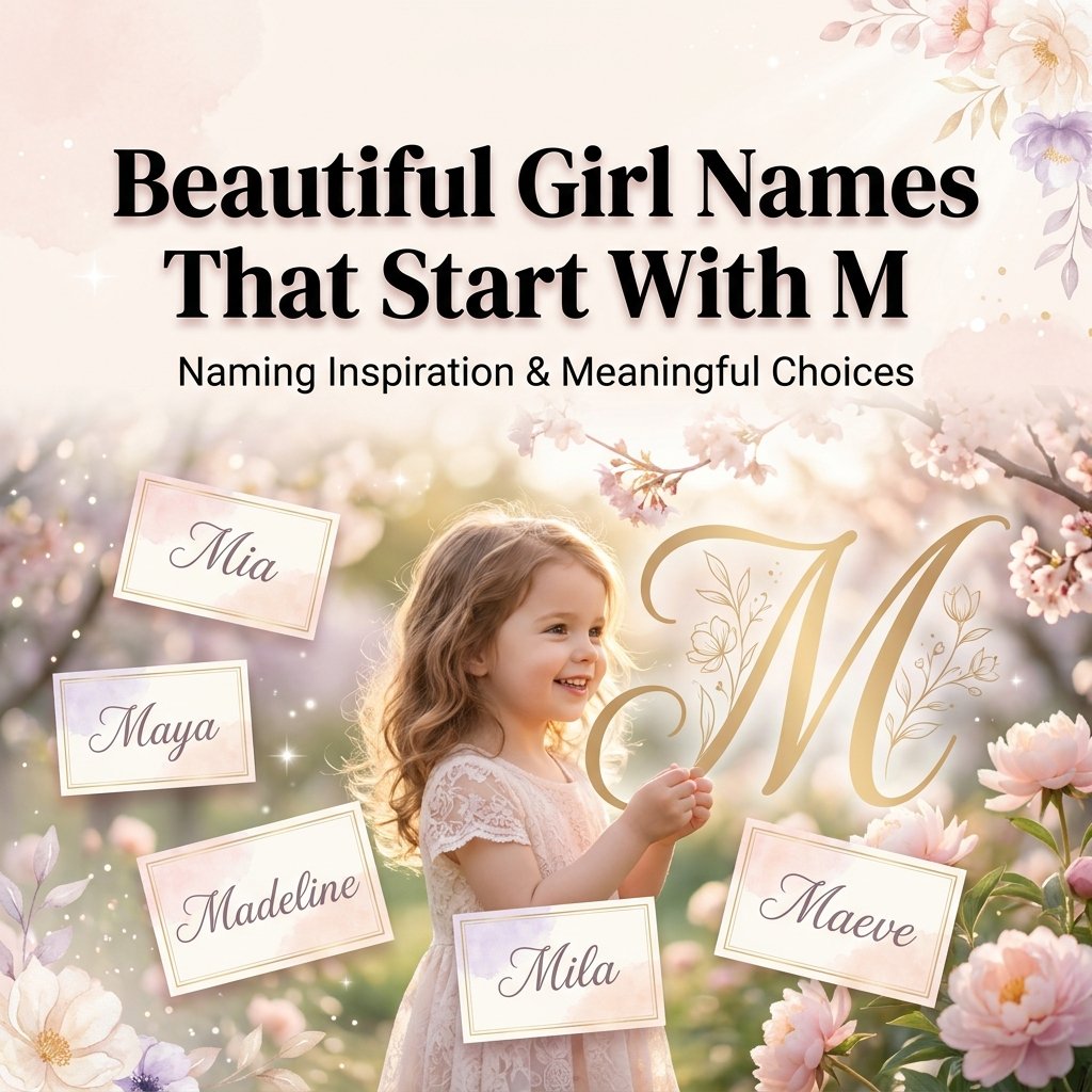 Beautiful Girl Names That Start With M