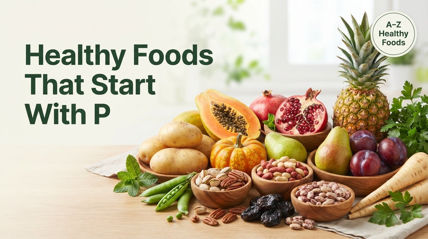 Healthy Foods That Start With P 40+