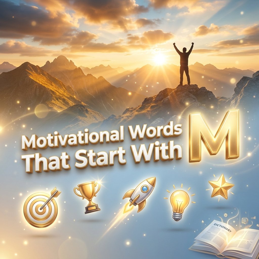 Motivational Words That Start With M