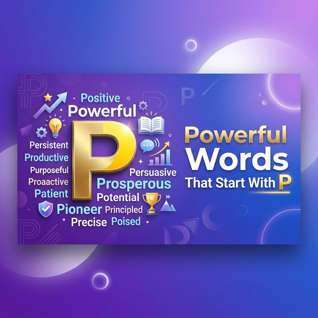Powerful Words That Start With P
