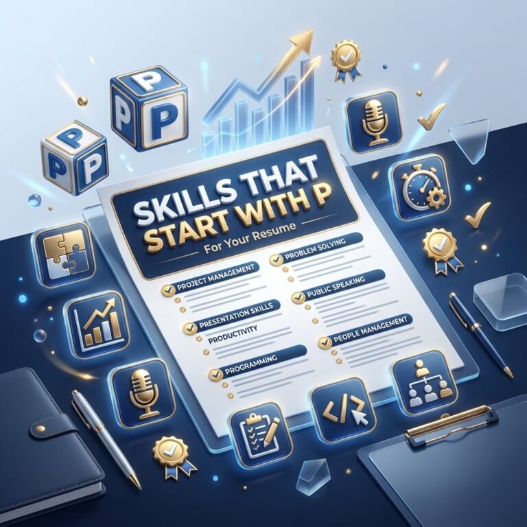 Easy Skills That Start With P for Your Resume (+ Examples)
