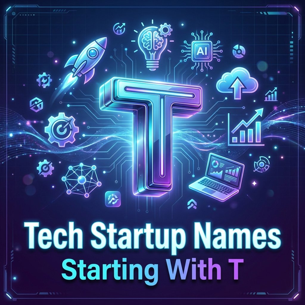 Tech Startup Names That Start With T