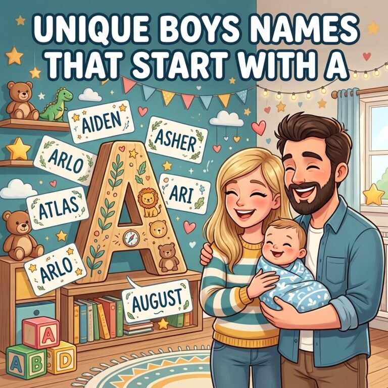 Unique Boy Names That Start With A