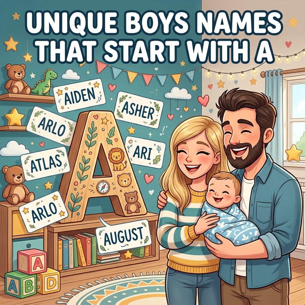 Unique Boy Names That Start With A